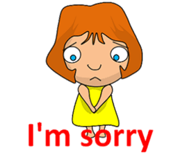 Dreaming girl (Laura) sticker #7214348