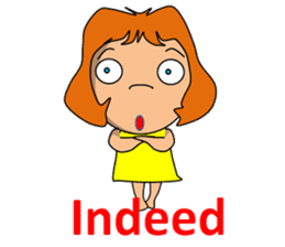 Dreaming girl (Laura) sticker #7214349