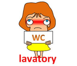 Dreaming girl (Laura) sticker #7214355