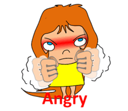 Dreaming girl (Laura) sticker #7214357