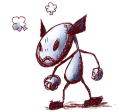 Inhabitants of the village sticker #7214840