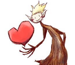 Inhabitants of the village sticker #7214841