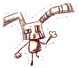 Inhabitants of the village sticker #7214842