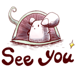 Inhabitants of the village sticker #7214850