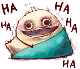 Inhabitants of the village sticker #7214851