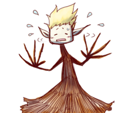 Inhabitants of the village sticker #7214852