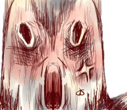 Inhabitants of the village sticker #7214857