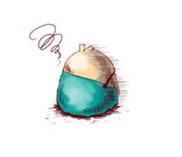 Inhabitants of the village sticker #7214858