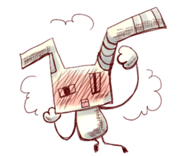 Inhabitants of the village sticker #7214859