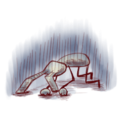 Inhabitants of the village sticker #7214866