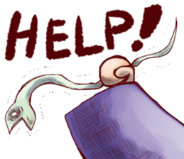 Inhabitants of the village sticker #7214872