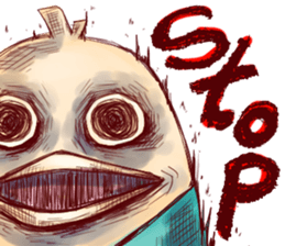 Inhabitants of the village sticker #7214873