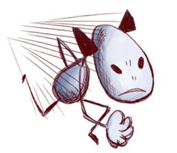 Inhabitants of the village sticker #7214874