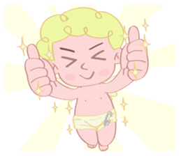 Cute cupid albert sticker #7215054