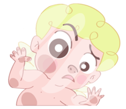 Cute cupid albert sticker #7215056