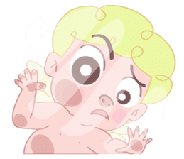 Cute cupid albert sticker #7215056