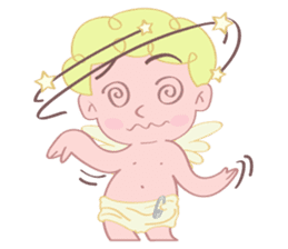 Cute cupid albert sticker #7215058