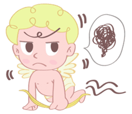 Cute cupid albert sticker #7215064