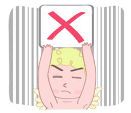 Cute cupid albert sticker #7215071