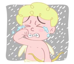Cute cupid albert sticker #7215075