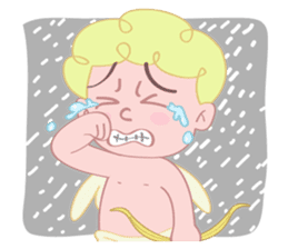 Cute cupid albert sticker #7215075