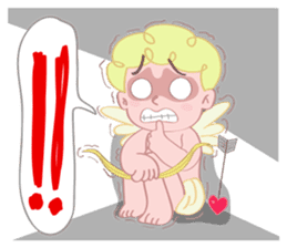 Cute cupid albert sticker #7215078