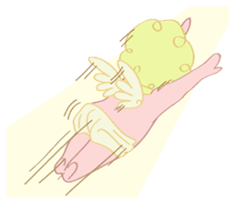 Cute cupid albert sticker #7215079