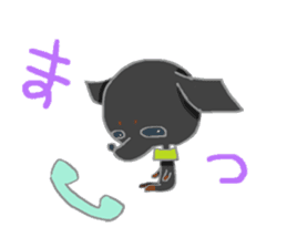 life of black dog sticker #7215096