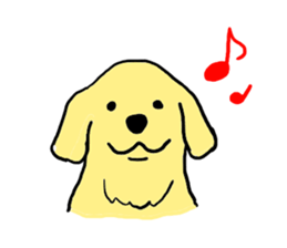 Golden retrieber, Rockey!! sticker #7215250