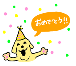 Golden retrieber, Rockey!! sticker #7215268