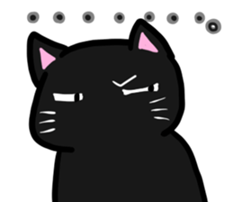 qoo ofthe blackcat sticker #7215340