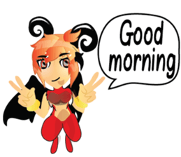 anime monster girl v.00001 sticker #7215400