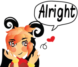 anime monster girl v.00001 sticker #7215401