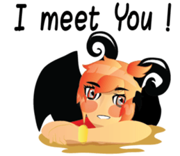 anime monster girl v.00001 sticker #7215403