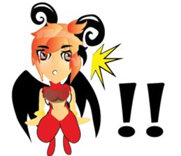 anime monster girl v.00001 sticker #7215404