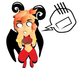 anime monster girl v.00001 sticker #7215405