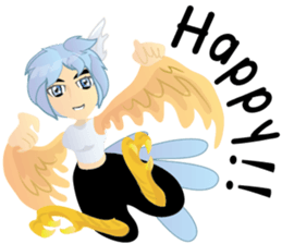 anime monster girl v.00001 sticker #7215407