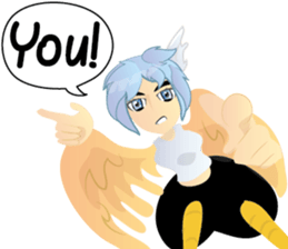 anime monster girl v.00001 sticker #7215410