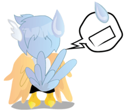 anime monster girl v.00001 sticker #7215412