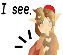 anime monster girl v.00001 sticker #7215417