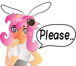 anime monster girl v.00001 sticker #7215422