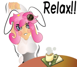 anime monster girl v.00001 sticker #7215424