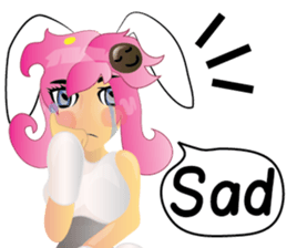 anime monster girl v.00001 sticker #7215427