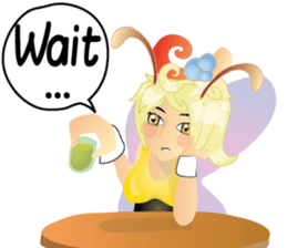 anime monster girl v.00001 sticker #7215430