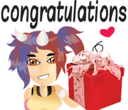 anime monster girl v.00001 sticker #7215437