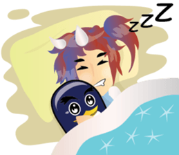 anime monster girl v.00001 sticker #7215439