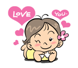 "Wan" It's a naughty girl. sticker #7215602