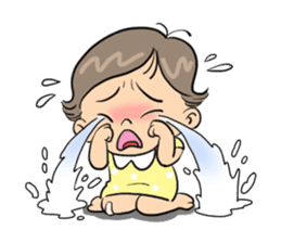 "Wan" It's a naughty girl. sticker #7215632