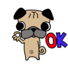 Daily life of the pug sticker #7215922
