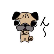 Daily life of the pug sticker #7215930